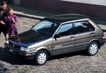 Тех. характеристики Subaru Justy 5 дверей 1989 - 1996