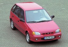 Тех. характеристики Subaru Justy 5 дверей 1997 - 2003