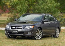Тех. характеристики Subaru Legacy с 2008 года
