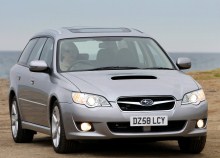 Тех. характеристики Subaru Legacy универсал с 2009 года