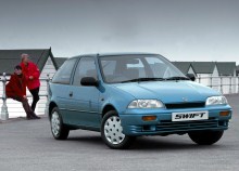 Тех. характеристики Suzuki Swift 3 двери 1991 - 1996