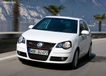 Тех. характеристики Volkswagen Polo gti 2005 - 2008