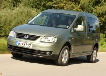 Тех. характеристики Volkswagen Caddy с 2005 года