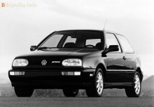Тех. характеристики Volkswagen Golf iii 3 двери 1991 - 1997