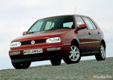 Тех. характеристики Volkswagen Golf iii 5 дверей 1992 - 1997
