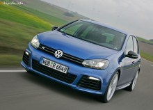 Тех. характеристики Volkswagen Golf vi r 5 дверей с 2009 года