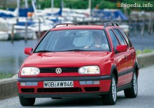 Тех. характеристики Volkswagen Golf iii variant 1993 - 1999