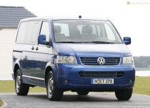 Тех. характеристики Volkswagen Multivan с 2003 года
