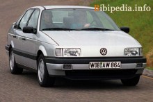 Тех. характеристики Volkswagen Passat B3 1988 - 1993