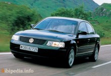 Тех. характеристики Volkswagen Passat B5 1996 - 2000