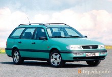 Тех. характеристики Volkswagen Passat variant 1993 - 1997