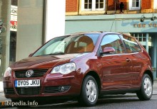 Тех. характеристики Volkswagen Polo 3 двери 2005 - 2008