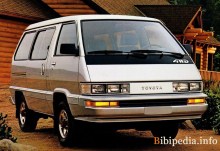 Тех. характеристики Toyota Van 1987 - 1989