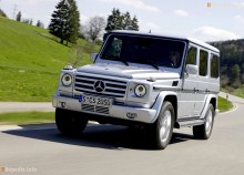 Onlar. 2008 yılından bu yana Mercedes Benz G sınıfı W463 Özellikleri