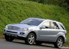 Onlar. Mercedes Benz ML Class W164 Özellikleri 2005-2008