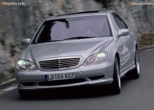 Тех. характеристики Mercedes benz S 55 amg w220 1999 - 2002