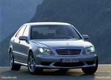 Тех. характеристики Mercedes benz S 55 amg w220 2002 - 2005