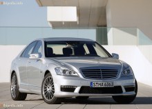 Onlar. Mercedes Benz S 63 AMG W221'in Özellikleri 2009'dan beri