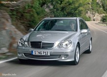 Тех. характеристики Mercedes benz С-Класс w203 2004 - 2007