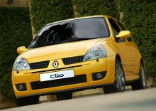 Тех. характеристики Renault Clio rs 2001 - 2005
