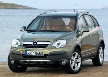 Тех. характеристики Opel Antara с 2007 года