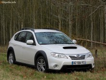 Тех. характеристики Subaru Impreza xv с 2010 года