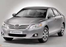 Тех. характеристики Toyota Camry с 2009 года