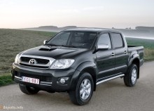 Ty. Charakteristika TOYOTA HILUX DOUBLE CABS od roku 2008