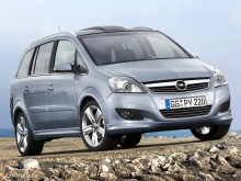 Тех. характеристики Opel Zafira с 2009 года
