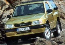 Тех. характеристики Opel Frontera sport 1995 - 1998