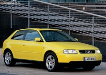 ისინი. მახასიათებლები Audi A3 1996 - 2003