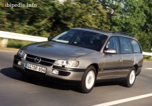 Тех. характеристики Opel Omega caravan 1994 - 1999
