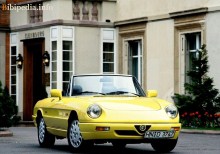 Onlar. Alfa Romeo Örümcek Bölümünün Özellikleri 1990 - 1993