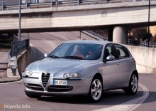 Тех. характеристики Alfa romeo 147 5 дверей 2000 - 2005
