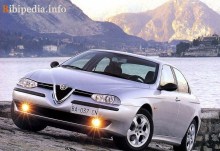 Тех. характеристики Alfa romeo 156 1997 - 2003
