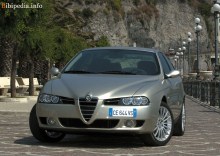 Тех. характеристики Alfa romeo 156 2003 - 2005