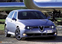 Тех. характеристики Alfa romeo 156 sportwagon gta 2002 - 2005