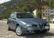 Тех. характеристики Alfa romeo 156 sportwagon 2003 - 2005