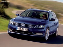 Тех. характеристики Volkswagen Passat variant с 2010 года