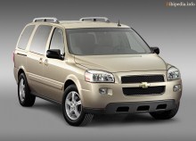 Тех. характеристики Chevrolet Uplander с 2004 года