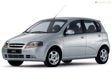 Тех. характеристики Chevrolet Aveo (Kalos) 5 дверей 2005 - 2007