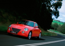 ისინი. Daihatsu Copen- ის მახასიათებლები 2004 წლიდან