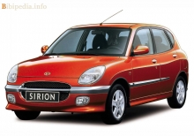 Тех. характеристики Daihatsu Sirion 1998 - 2002