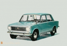 Fiat 124 Saloon.