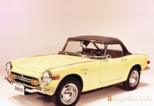 Тех. характеристики Honda S800 1966 - 1970