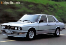 ისინი. მახასიათებლები BMW M 535i E12 1979 - 1981