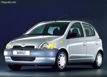 Toyota Yaris 5 дверей 1999 - 2003