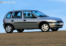 Opel Corsa 5 дверей 1993 - 1997