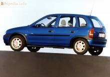 Opel Corsa 5 дверей 1993 - 1997
