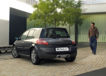 Тех. характеристики Renault Megane gt 5 дверей 2006 - 2008